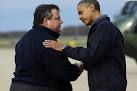 NJ Governor Chris Christie and President Barack Obama